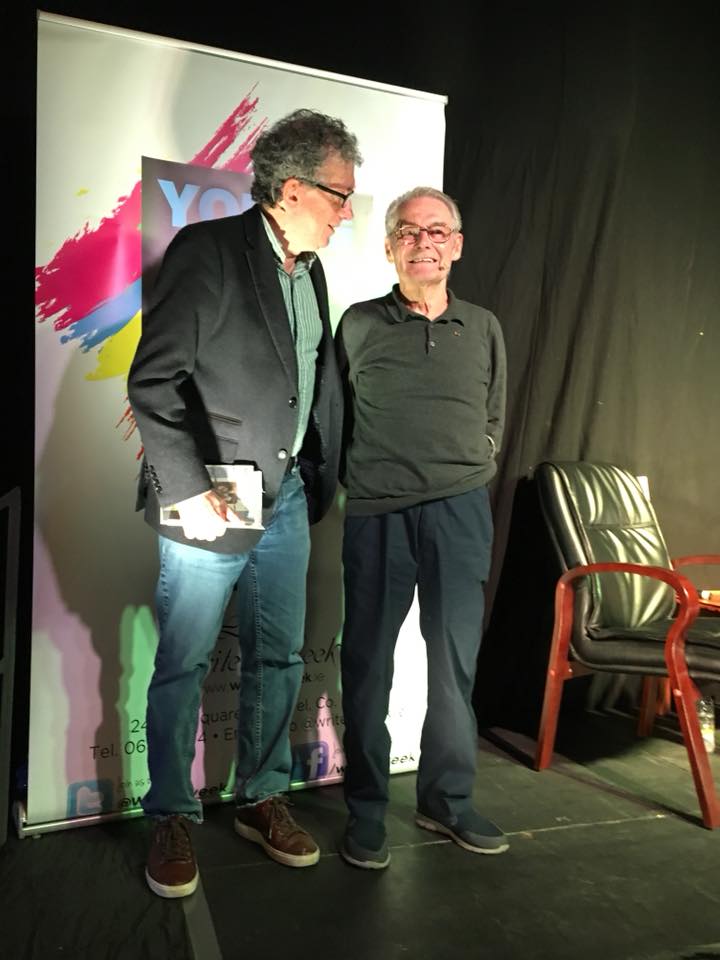 Tomi Reichental on stage at YABF 2017