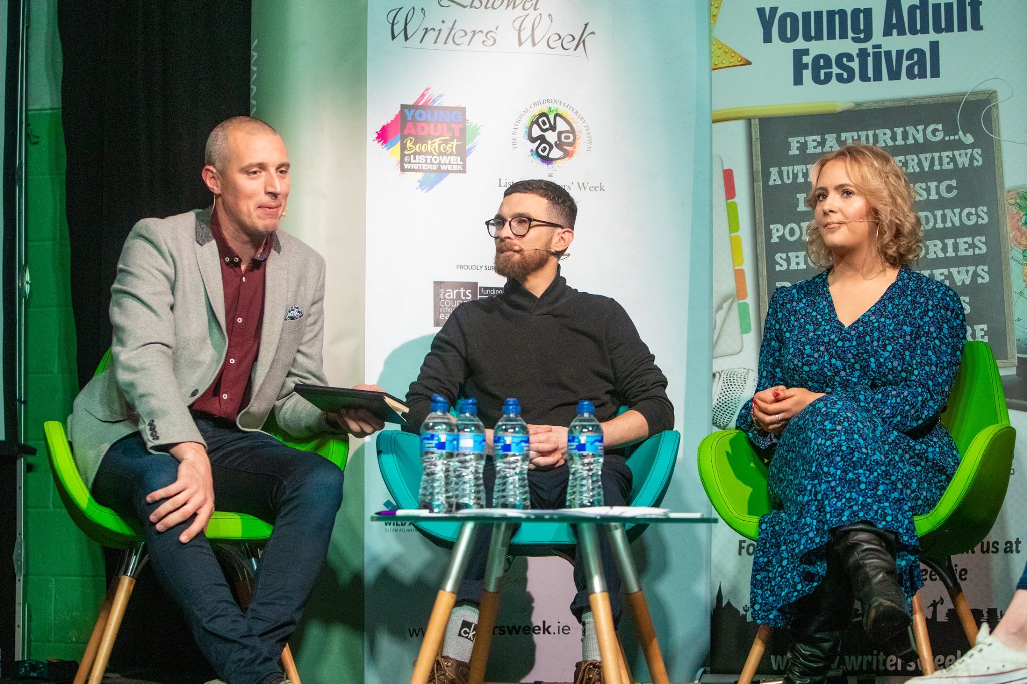 Kieran Donaghy, Paddy Smyth and Edaein O'Connell YABF 2018